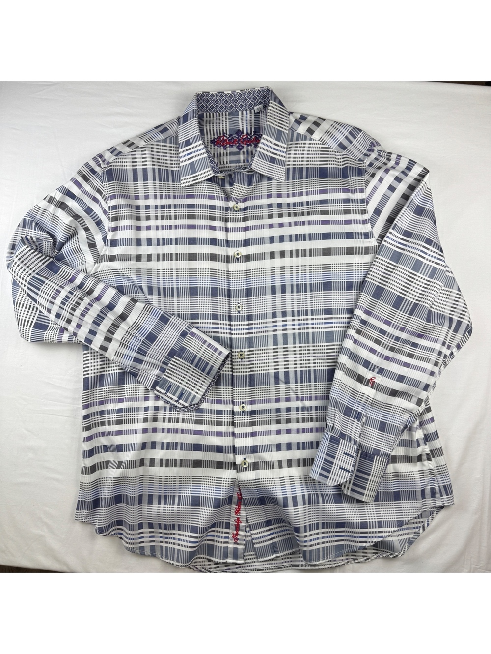 Robert Graham Classic Fit 2XL Plaid Button-Up Shirt